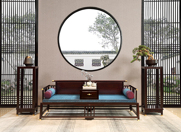 明韵芳华小罗汉床配几