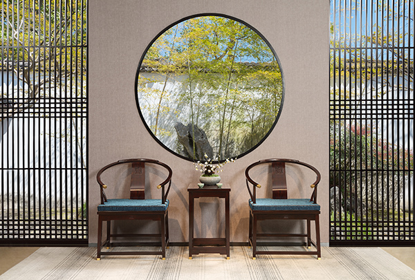 墨韵东方休闲椅配几