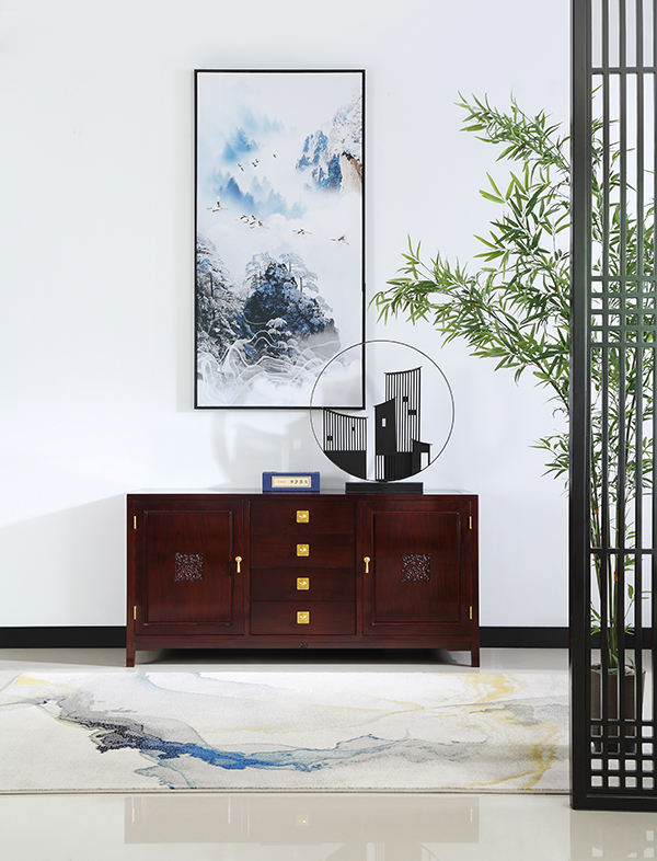 因素双门四斗电视柜