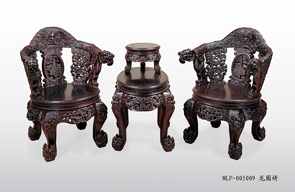 黑檀龙圈椅