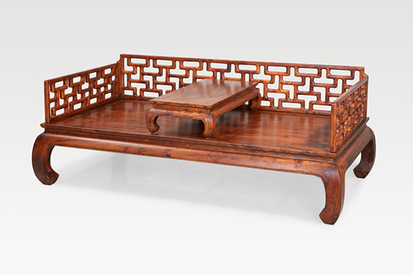 海南黄花梨贵妃床