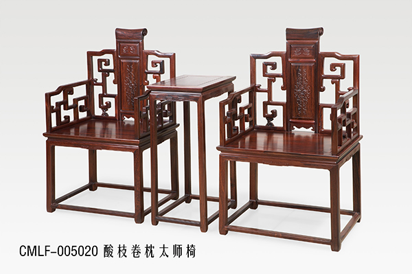 0050020卷枕太师椅