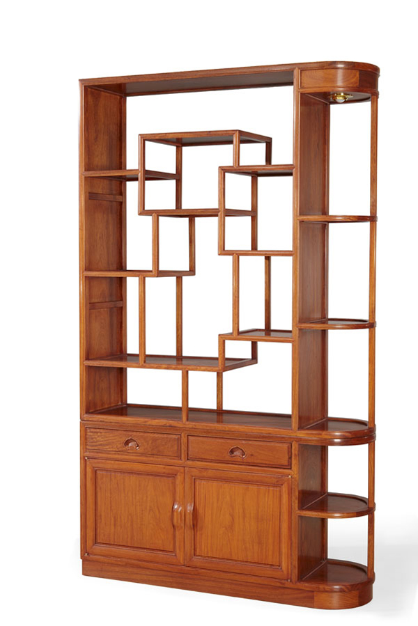 二斗双面对门圆头隔间柜