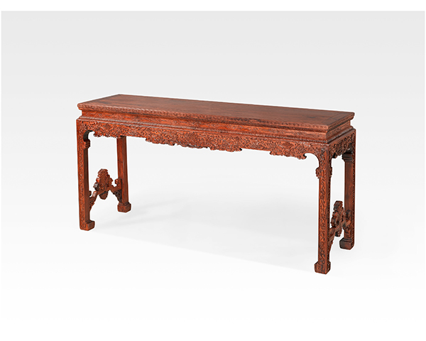海南黄花梨精雕条案